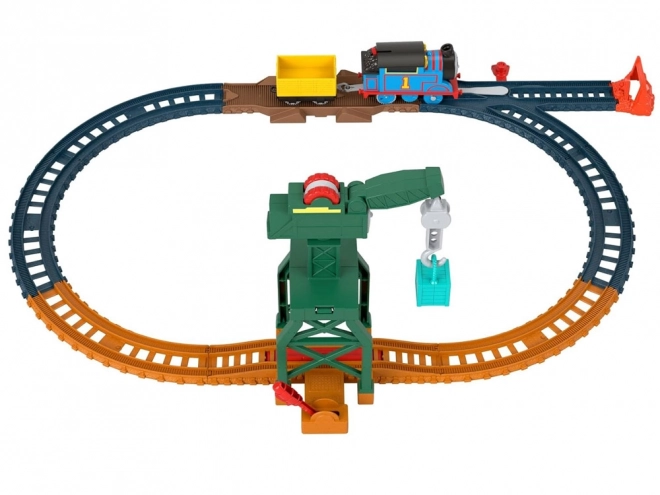 Tom et ses amis locomotive avec grue Charles et cargaison