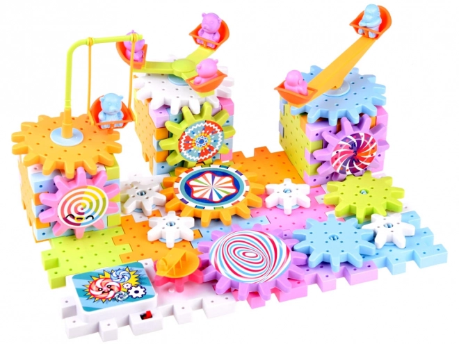 Blocs colorés mobiles Wafle 165 pièces