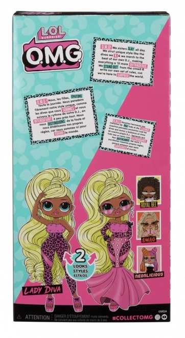 L.O.L. Surprise! OMG Grande sœur, 2 tenues – Lady Diva