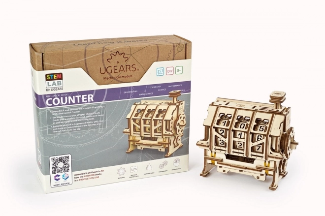 Ugears puzzle 3D - Caisse enregistreuse, 157 pièces
