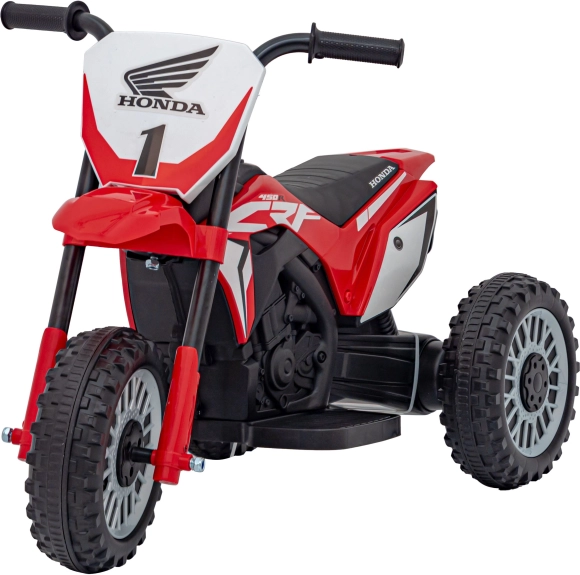 Moto électrique pour enfants Honda CRF 450R à 3 roues – Rouge