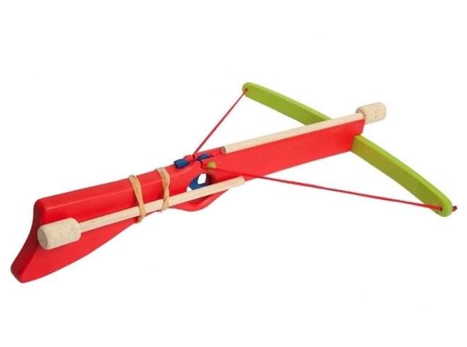 Faune Arbalète en bois rouge