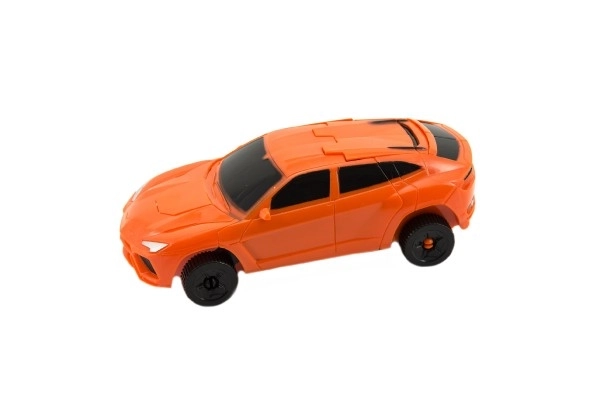 Transformateur auto/robot plastique 18cm en boîte 19x22x6cm - 1 pièce