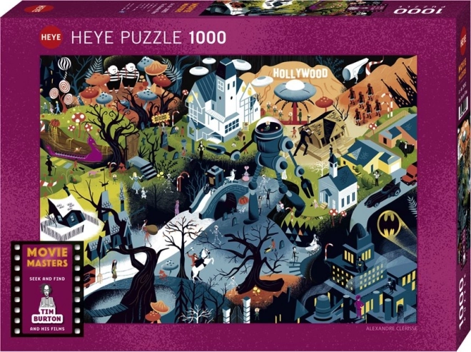 Puzzle Maîtres du cinéma : Les films de Tim Burton 1000 pièces