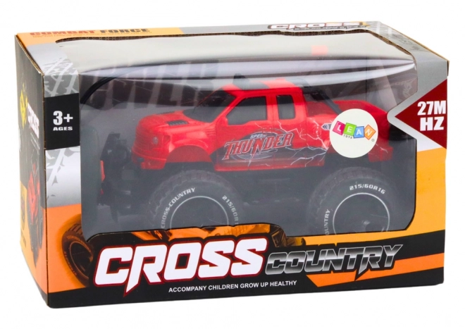 Voiture tout-terrain RC télécommandée 1:18 rouge