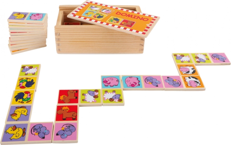 Domino en bois zoo small foot