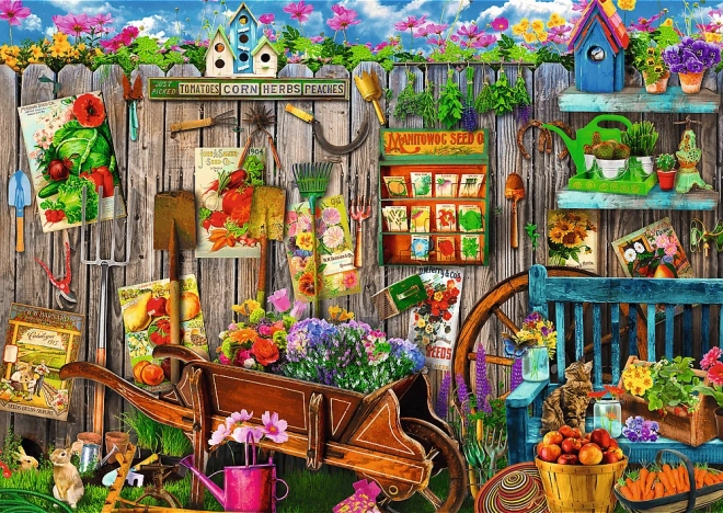 Puzzle TREFL Jardinage double emballage 500 pièces