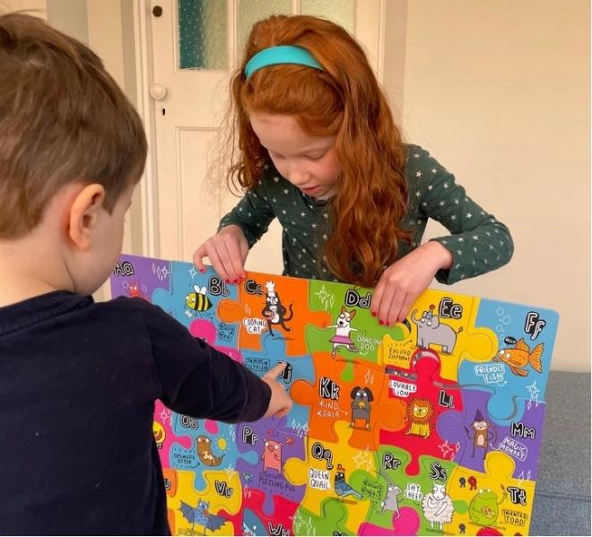 Gibsons grands puzzles de sol alphabet original pour enfants
