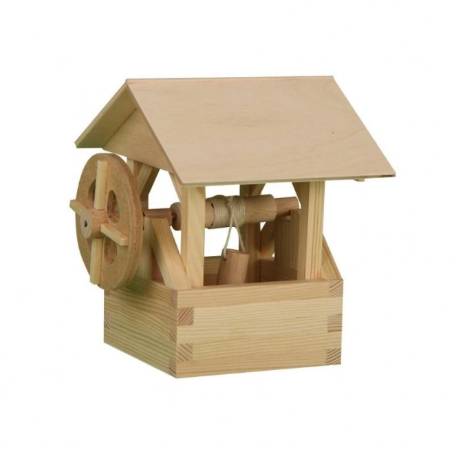 Puits en bois – kit de construction à coller CREATIVE KIT