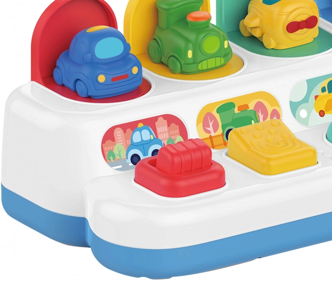 Woopie jouet éducatif pour enfants avec véhicules à ressort Pop-Up