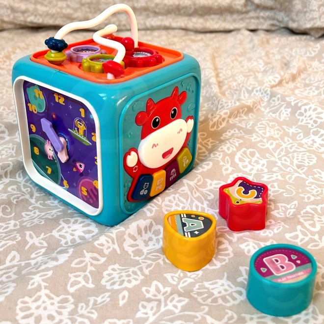 Cube sensoriel interactif Montessori 6 en 1