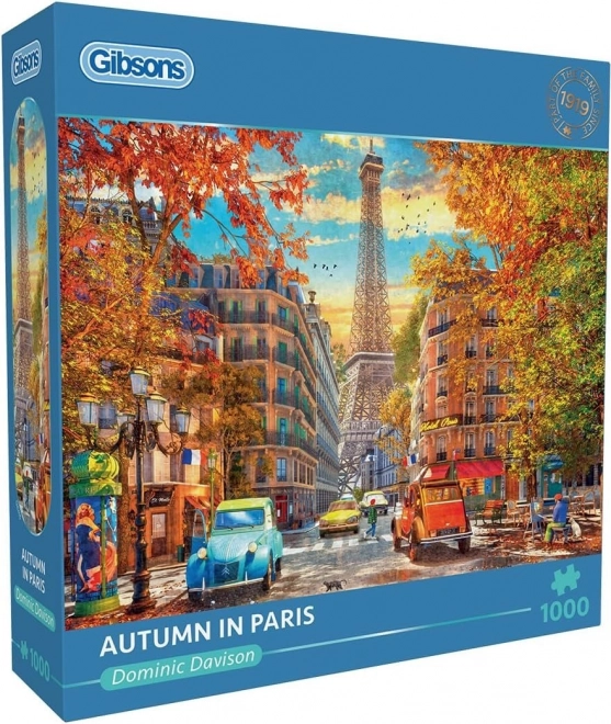 Puzzle automne à Paris 1000 pièces