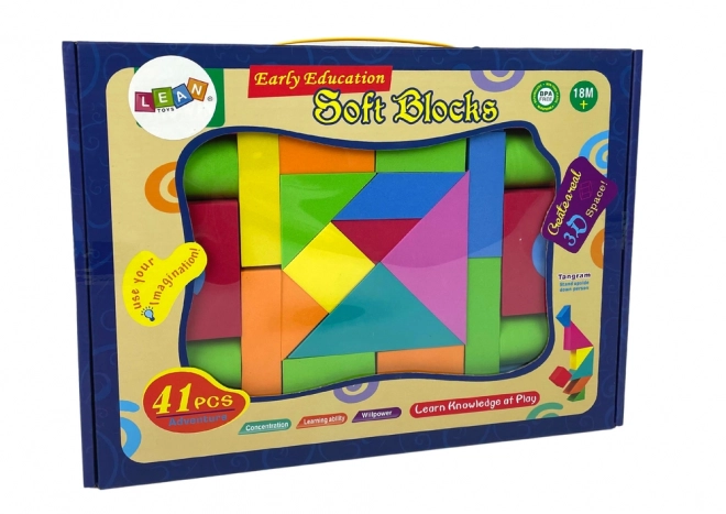 Blocs de mousse de construction 41 pièces pour enfants