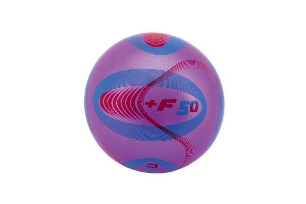 Balle en caoutchouc colorée non gonflée dans un filet - 23 cm