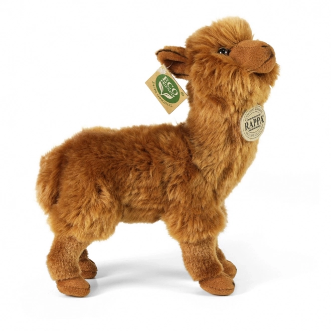 Lama alpaga en peluche marron 23 cm ÉCOLOGIQUE