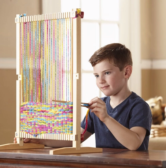 Métier à tisser en bois pour enfants