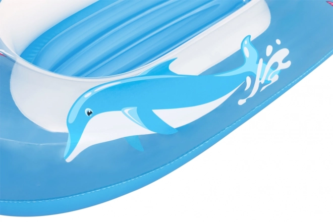 Ponton Dauphin Bleu 102x69 cm BESTWAY