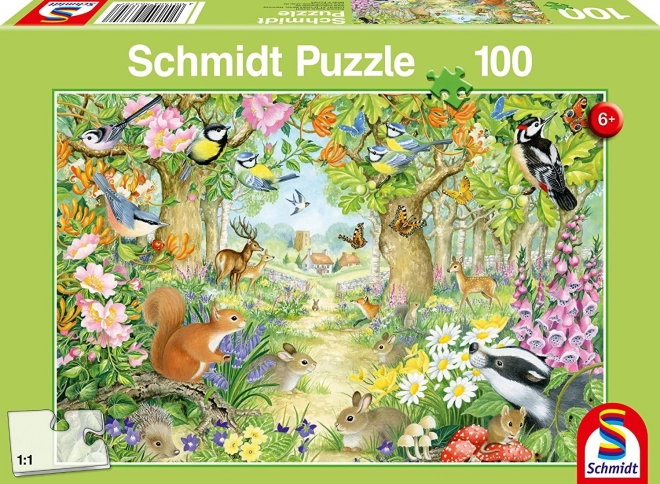 Schmidt Puzzle Dans la forêt 100 pièces