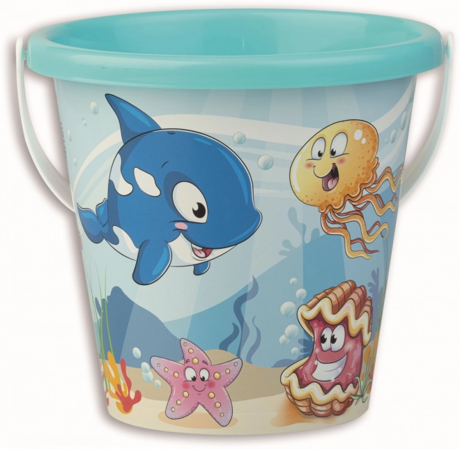 Seau poisson heureux