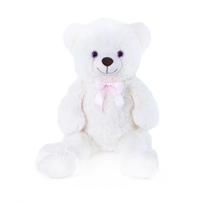 Grand ours en peluche Lily blanc crème