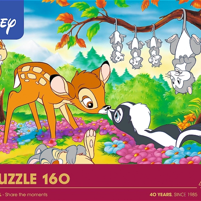 Puzzle Bambi et ses amis de la forêt 160 pièces
