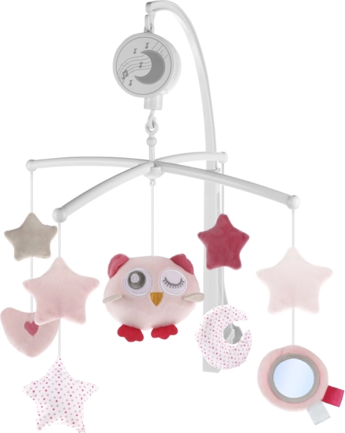 Mobile musical pour bébé Hibou