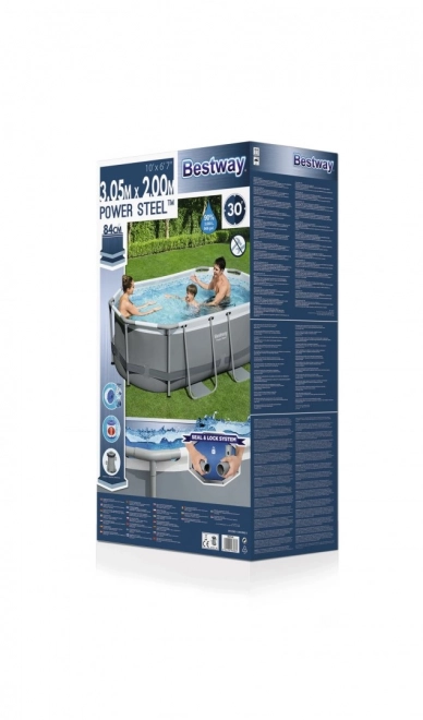 Piscine hors-sol Power Steel 305x200x84 cm