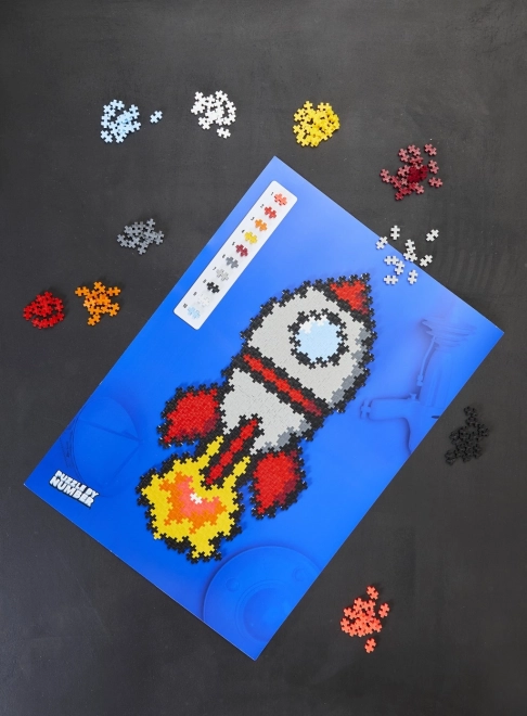 Plus-Plus Assembler par numéros Fusée 500 pcs