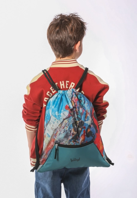 Ensemble pour écoliers Zippy Skatepark: cartable, trousse, sac, tablier et portefeuille