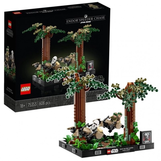 LEGO® Star Wars™ 75353 Chasse à Speeder sur la planète Endor™ – diorama