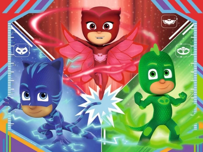 RAVENSBURGER Puzzle Pyjamasques 4 en 1 (12, 16, 20, 24 pièces)