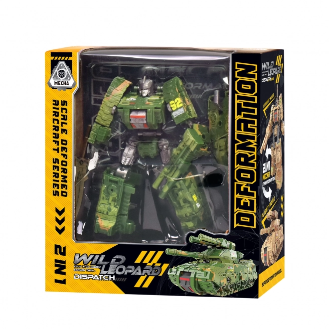 Robot rétractable char vert
