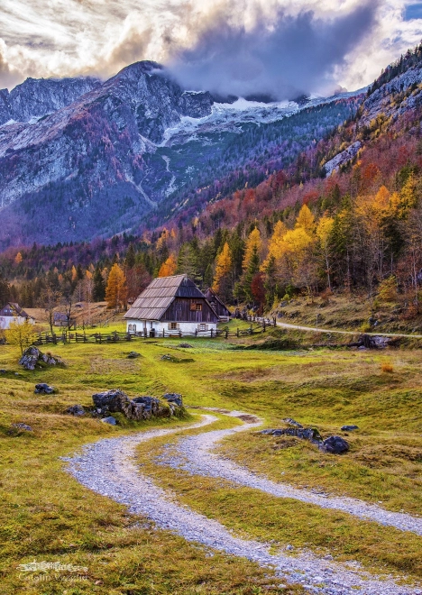 Puzzle Enjoy chalet en montagne 1000 pièces