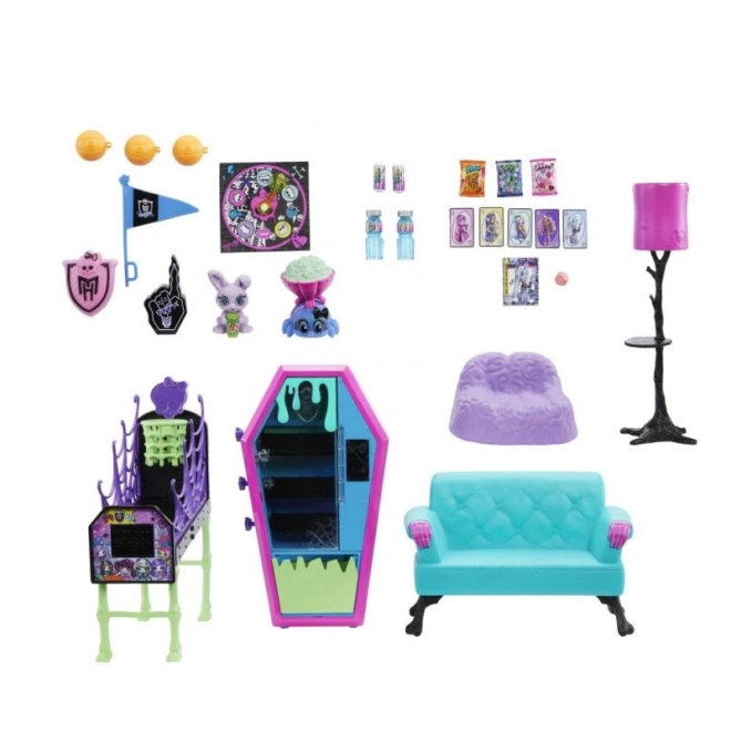 Ensemble de mobilier scolaire pour salon Monster High