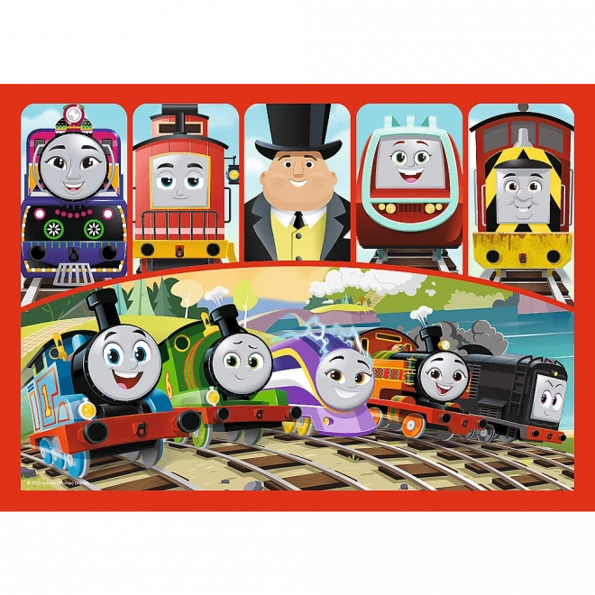 Puzzle 4v1 Courageux Thomas, Thomas et ses amis