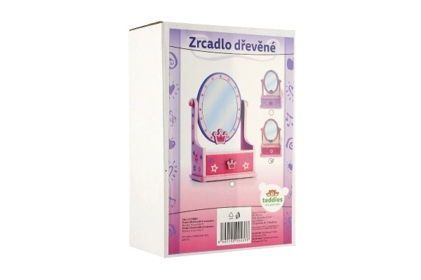 Miroir pour enfants avec boîte à bijoux