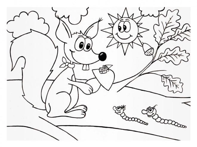 Livre de Coloriage MFP Animaux de la Forêt