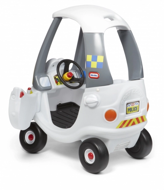 Cozy Coupe Voiture de police blanche