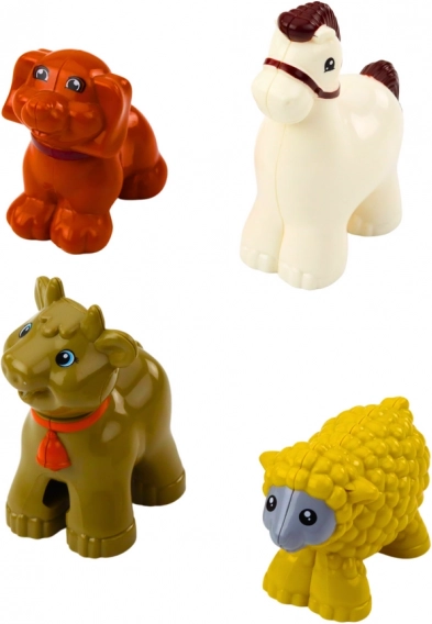 Tracteur interactif avec petits animaux