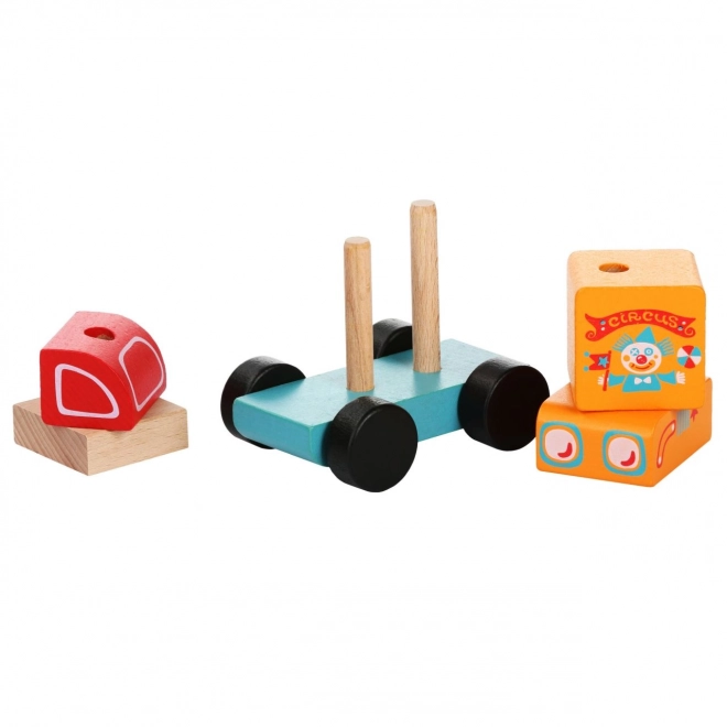 Chariot de cirque - puzzle en bois 5 pièces
