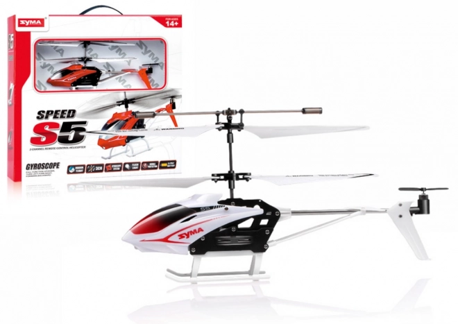 Hélicoptère télécommandé blanc Syma S5