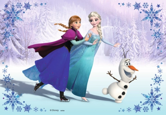 Puzzle 2x24 pièces La Reine des neiges Sœurs pour toujours