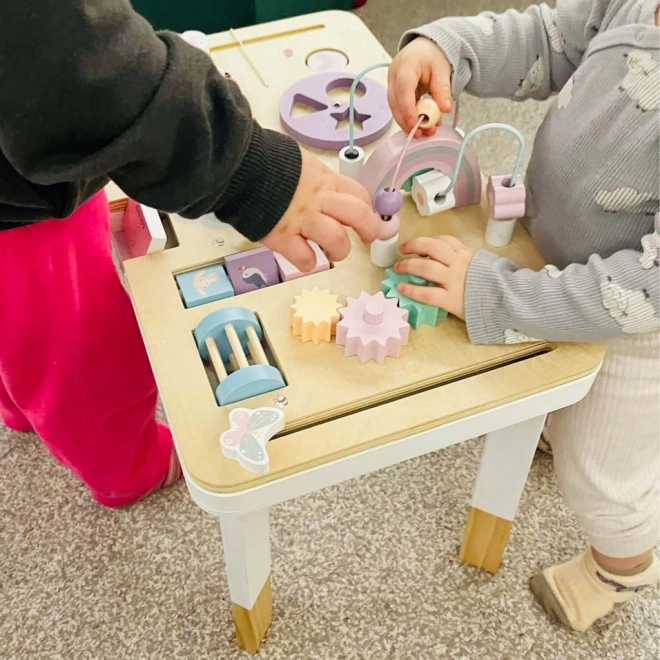 Table d'apprentissage interactif Montessori Lulilo rose