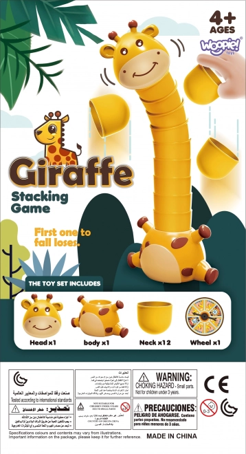 Jeu d'empilage Girafe de WOOPIE