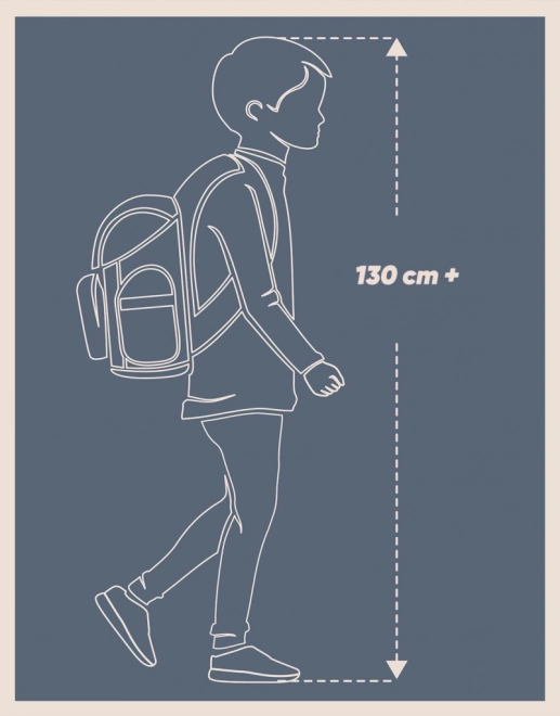 BAAGL Cartable scolaire Skate Struktury