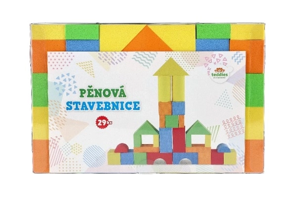 Kit de construction en mousse colorée pour enfants
