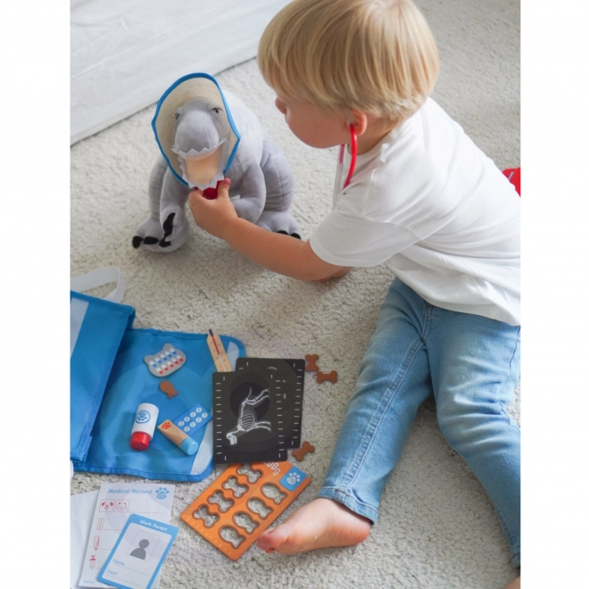 Tooky Toy ensemble vétérinaire avec sac 17 pièces