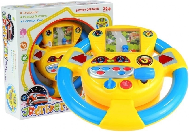 Volant interactif pour enfants avec sons et lumières