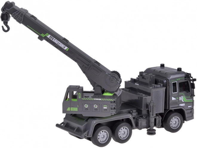 Camion de construction grue avec lumières LED