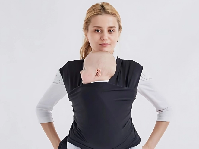 Écharpe porte-bébé en tissu respirant